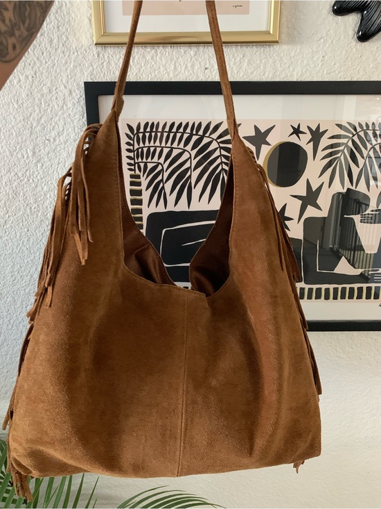 Haute Hippie Handbags - Haute Hippie Suede Fringe Bag